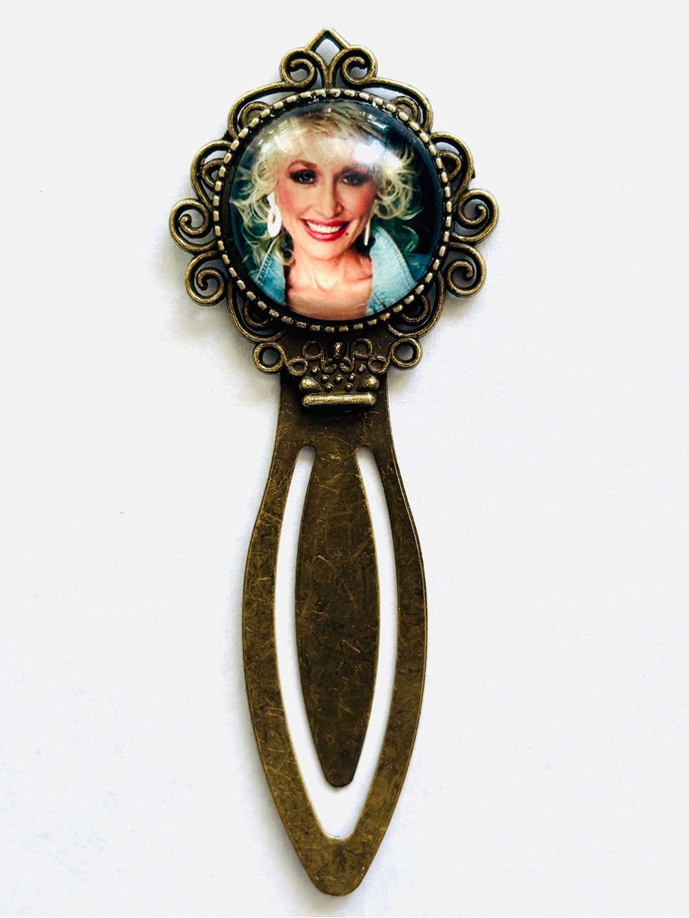 Dolly Parton Retro Style Metal Bookmark, Handmade, NWT